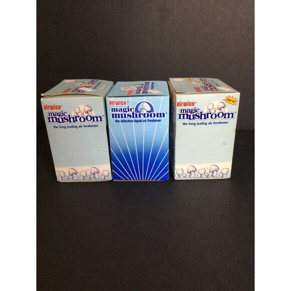 Vintage Airwick Magic Mushroom Lot of 3 Air Fresheners - Picture 7 of 9